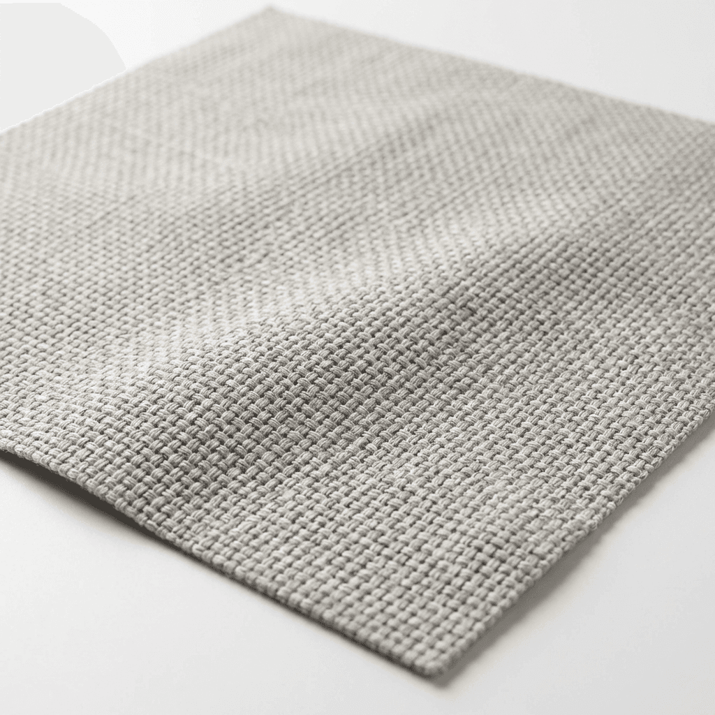 A close view of a Covelle cotton-linen fabric swatch
