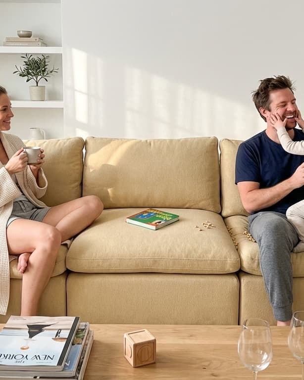 The Reverie Sofa in a real home